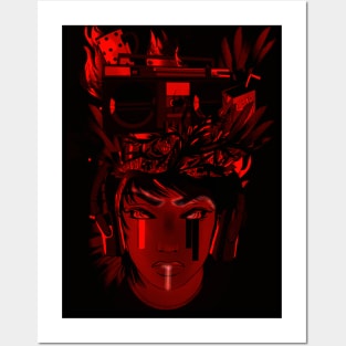 Cyber punk rock Posters and Art